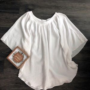 Batwing Flowy Blouse